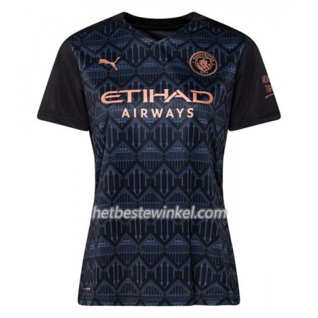 Manchester City Dames Voetbalshirts Uit 2020/21
